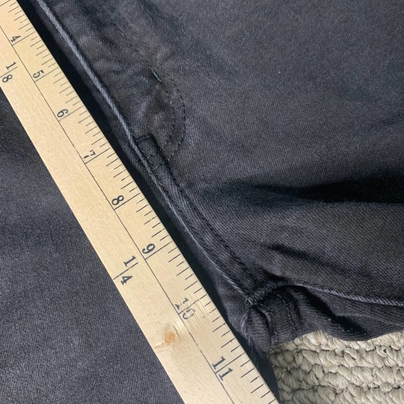 KanCan Womens Jeans Size 9/28 Black Denim Brielle High Rise Ankle Skinny Frayed - Picture 11 of 16